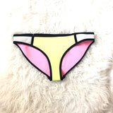 Triangl Neoprene Colorblock Swimsuit Bottoms- Size L (BOTTOMS ONLY)