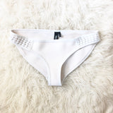 Triangl Neoprene White Swimsuit Bottoms- Size L