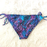 Victoria’s Secret Purple Leopard Bikini Bottoms- Size M