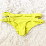 Mikoh Neon Side Slit Bikini Bottoms- Size S
