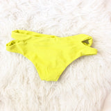 Mikoh Neon Side Slit Bikini Bottoms- Size S