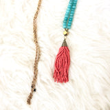 Betsy Pittard Designs Beaded Tassel Necklace