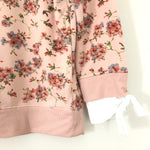 Gibson Pink Floral Sweater Shirt- Size S