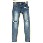 Vigoss The Jagger Distressed Skinny Jeans With Knee Holes- Size 26 (Inseam 30")