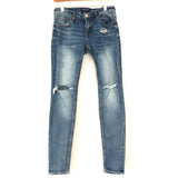 Vigoss The Jagger Distressed Skinny Jeans With Knee Holes- Size 26 (Inseam 30")