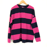 BP Pink and Navy Large Stripe Shirt- Size S
