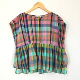 Holding Horses Plaid Top- Size XS