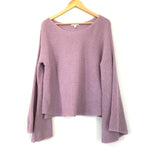 BP Purple Flare Sleeve Sweater- Size XS