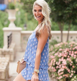 Impeccable Pig Cactus Two Piece Short Set- Size S
