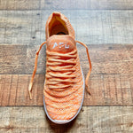 APL Neon Orange Lace Up Slip On Sneakers- Size 7.5 (GREAT CONDITION)