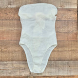Free People Beach Stretchy Strapless Tie Back Bodysuit- Size XS