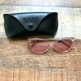 Diff Pink Make A Difference Sunglasses With Case