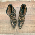 Something Navy Animal Print Booties- Size ~7.5 (See Notes)