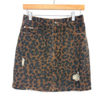 J.Ing Animal Print Denim Skirt NWT- Size M