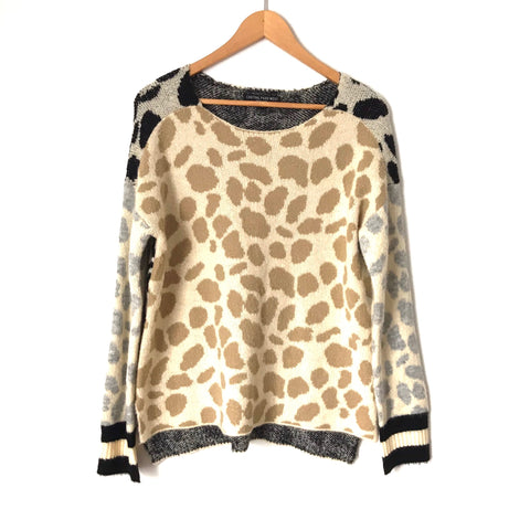 Central park west leopard sweater hotsell