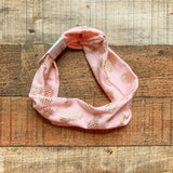 Icing Pink with Gold Pineapples Headwrap NWT