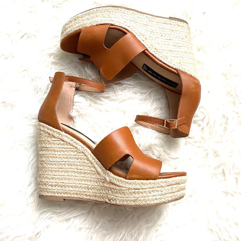 Steven by Steve Madden Brown Sirena Espadrilles Wedges- Size 7 (see notes)