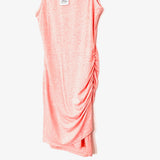 BTFBM Heathered Peach Ruched Side Tank Top Dress (NWT)- Size S