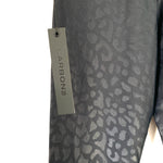 Carbon38 Black Shiny Cheetah Leggings NWT- Size S (Inseam 28”)