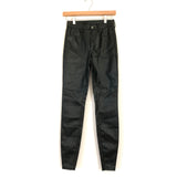 Free People Faux Leather Pants- Size 25 (Inseam 28”)