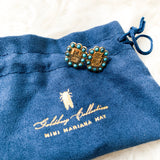 Goldbug Mini Mariana May Turquoise Studs (Croghans Jewel Box)