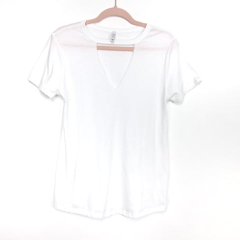 Z Supply White Cutout T-Shirt- Size S
