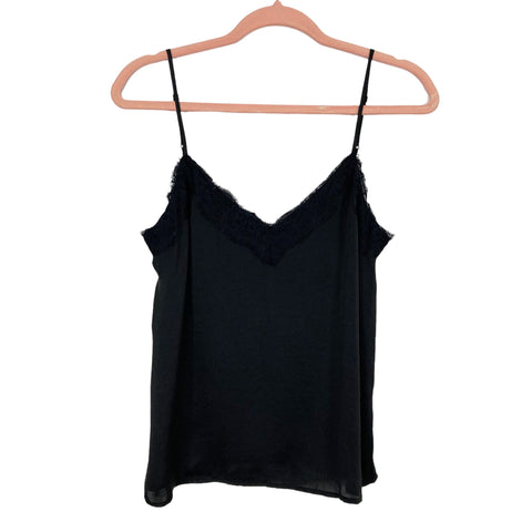 BP Black Lace Trim Cami- Size S (see notes)