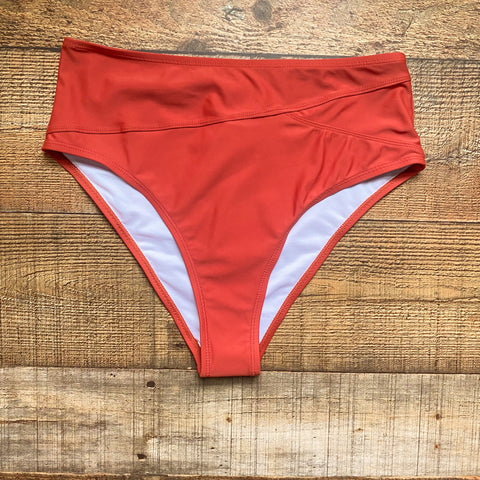 Cupshe Red High Waisted Bikini Bottoms NWT- Size M