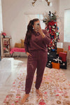 Madewell MWL Plum Sweatshirt- Size L (we have matching sweatpants)