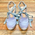 Stuart Weitzman Canvas Closed Toe Espadrille Wedges- Size 8.5 (see notes, sold out online