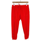 Albion Bright Coral Orange Drawstring with Zipper Hem Jetsetters Joggers- Size XS Petite (Inseam 23.5”)