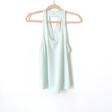 Zella Mint Green Exposed Back Tank- Size S