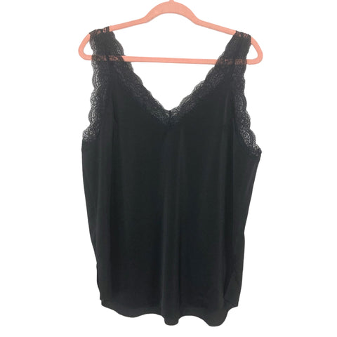 Amaryllis Black Lace Tank- Size XL