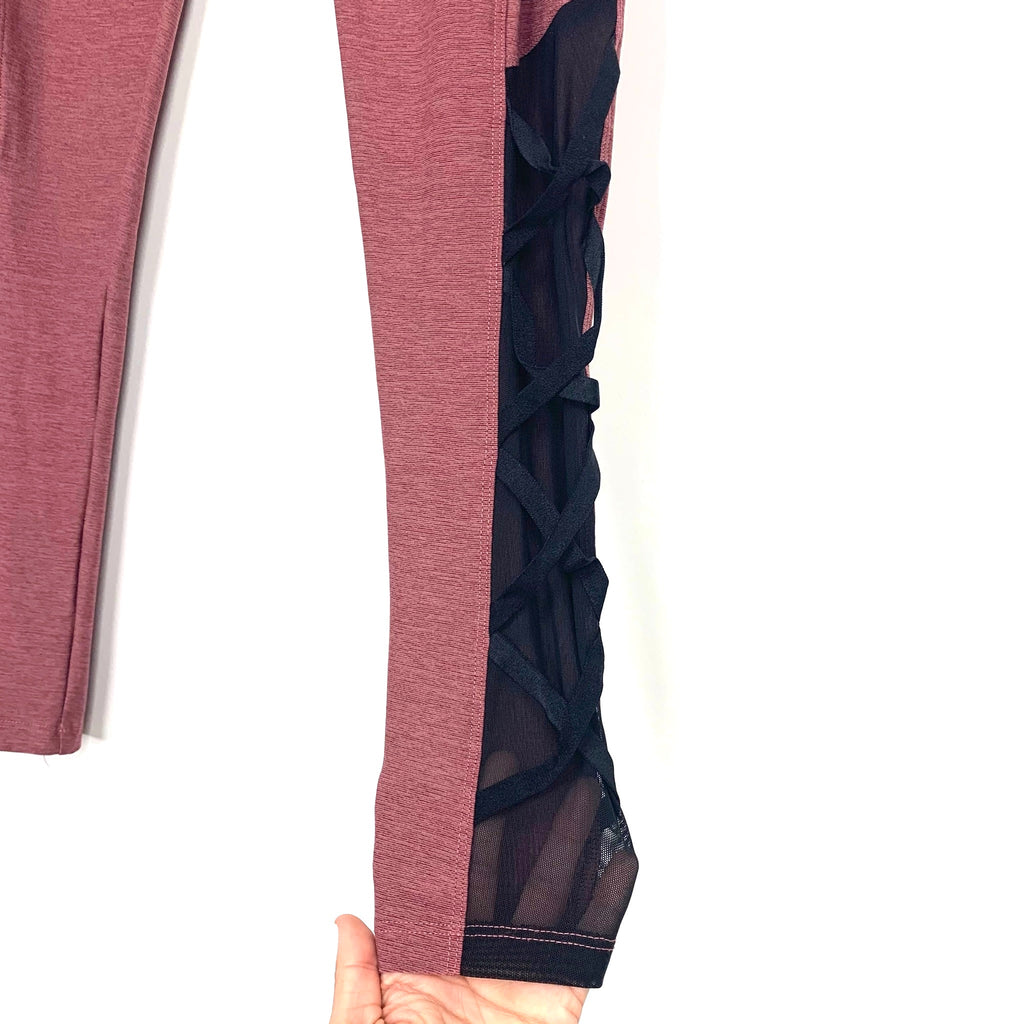 Pink by Victoria Secret Yoga Mesh Bottom Hem Pants- Size M (Inseam 28” –  The Saved Collection