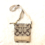 Coach Crossbody Messenger with Gold Trim