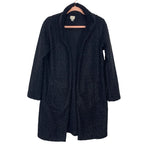 A New Day Black Open Front Sweater Coat- Size XS (sold out onlilne)