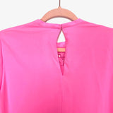 Lilly Pulitzer Hot Pink Bell Cutout Front and Sleeve Top- Size XS