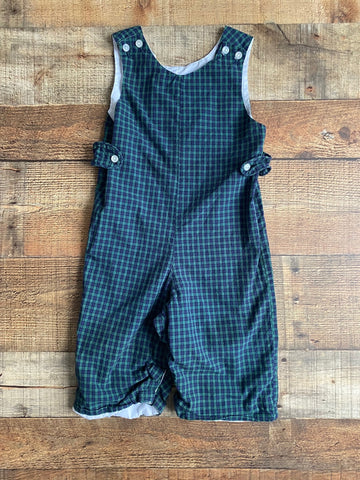 James & Lottie Green Plaid Outfit- Size 2T