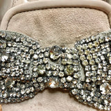 Tory Burch Rhinestone Bow Flats- Size 9 (see notes)