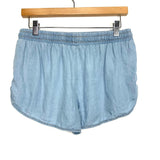 Karlie Chambray Drawstring Shorts- Size S
