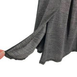 Lululemon Heathered Charcoal Gray Back Slit Racerback Tank- Size ~6 (see notes)