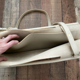 B o u t o n n é  x SK Tan Leather Handbag