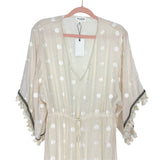 ALLISON New York Embroidered Kaftan Dress/Beach Cover-Up NWT- Size S (sold out online)