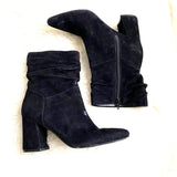 Naturalizer Black Slouchy Booties- Size 7 (see notes)
