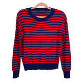 House of Harlow 1960 x Revolve Red and Blue Striped Wool Blend Sweater- Size S