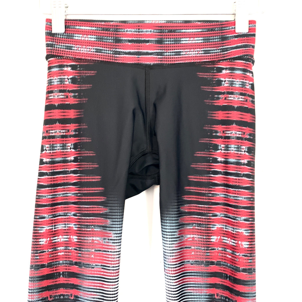 HPE Activewear Red, Black and White Speed Pattern- Size XS (Inseam