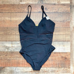 Amoressa Black Mesh Front One Piece NWT- Size 14
