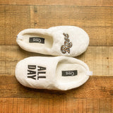 Circus by Sam Edelman White Rose All Day Slippers- Size 7-8