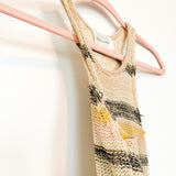 Line and Dot Open Knit Sweater Tank - Size S (we have matching skirt, see notes)