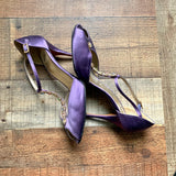 Stuart Weitzman Purple Multicolor Rhinestone Heel- Size 9.5 (See Notes)